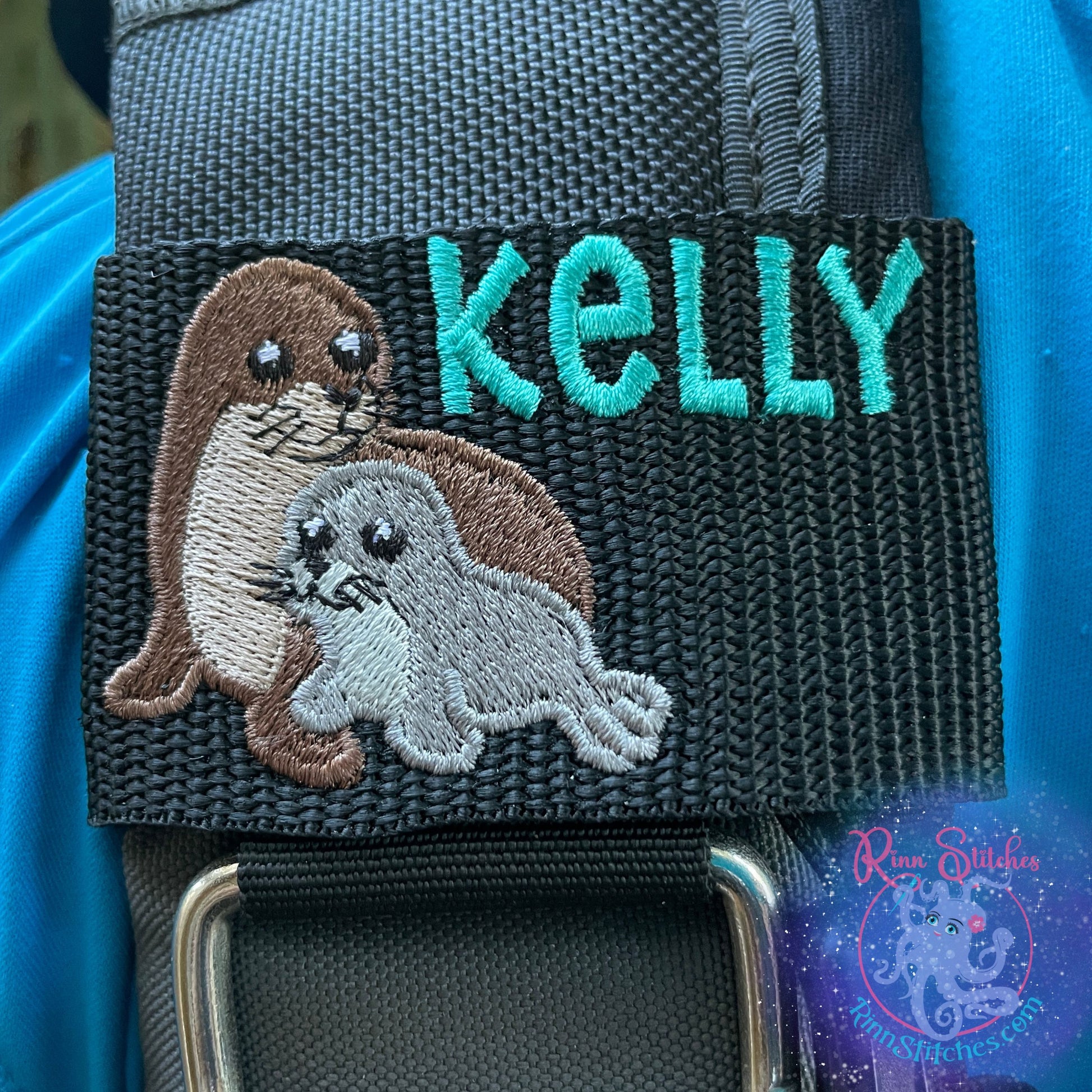 Monk Seal Mama and Pup BCD Tag