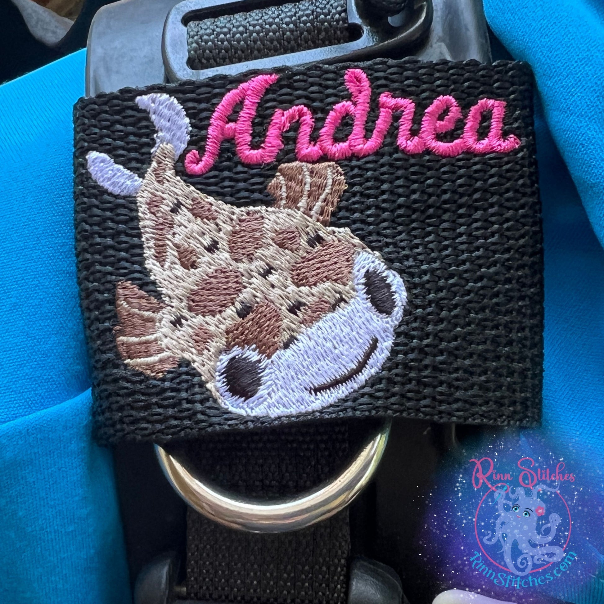 Puffer Fish Personalized & Customizable Scuba Diver BCD Identification Tag | Scuba Diver Gift | Made on Maui | Pufferfish Porcupinefish By Rinn Stitches on Maui, Hawaii - Small BCD Jacket Size - Scuba Pro Hyrdros - Zeagle Zena