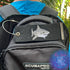 Tiger Shark Luggage Tag, Personalized Embroidered Bag Tag for all your Travel needs by Rinn Stitches on Maui, Hawaii