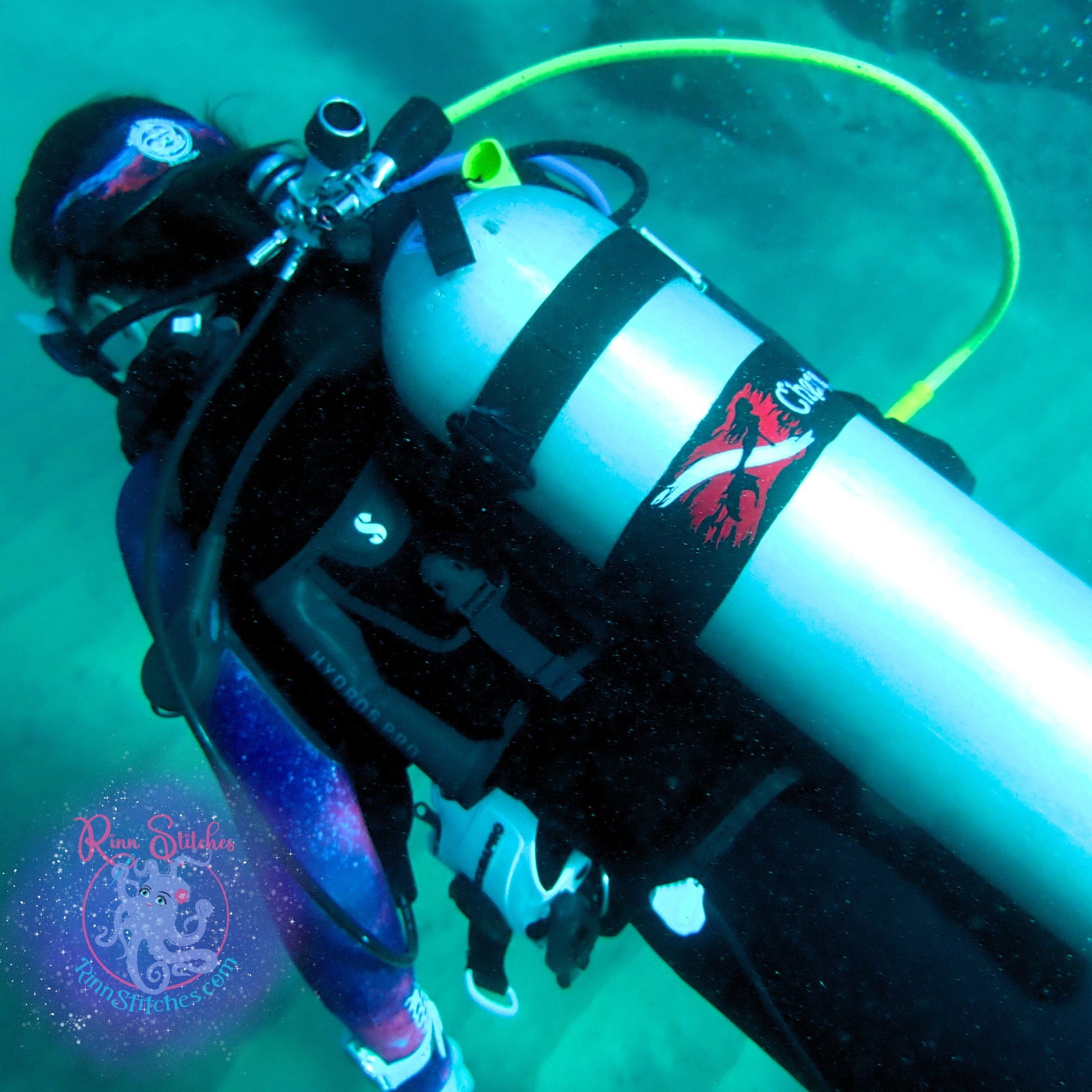 Mermaid Dive Flag - Women's Dive Day 2024 Exclusive Design - Tank Strap
