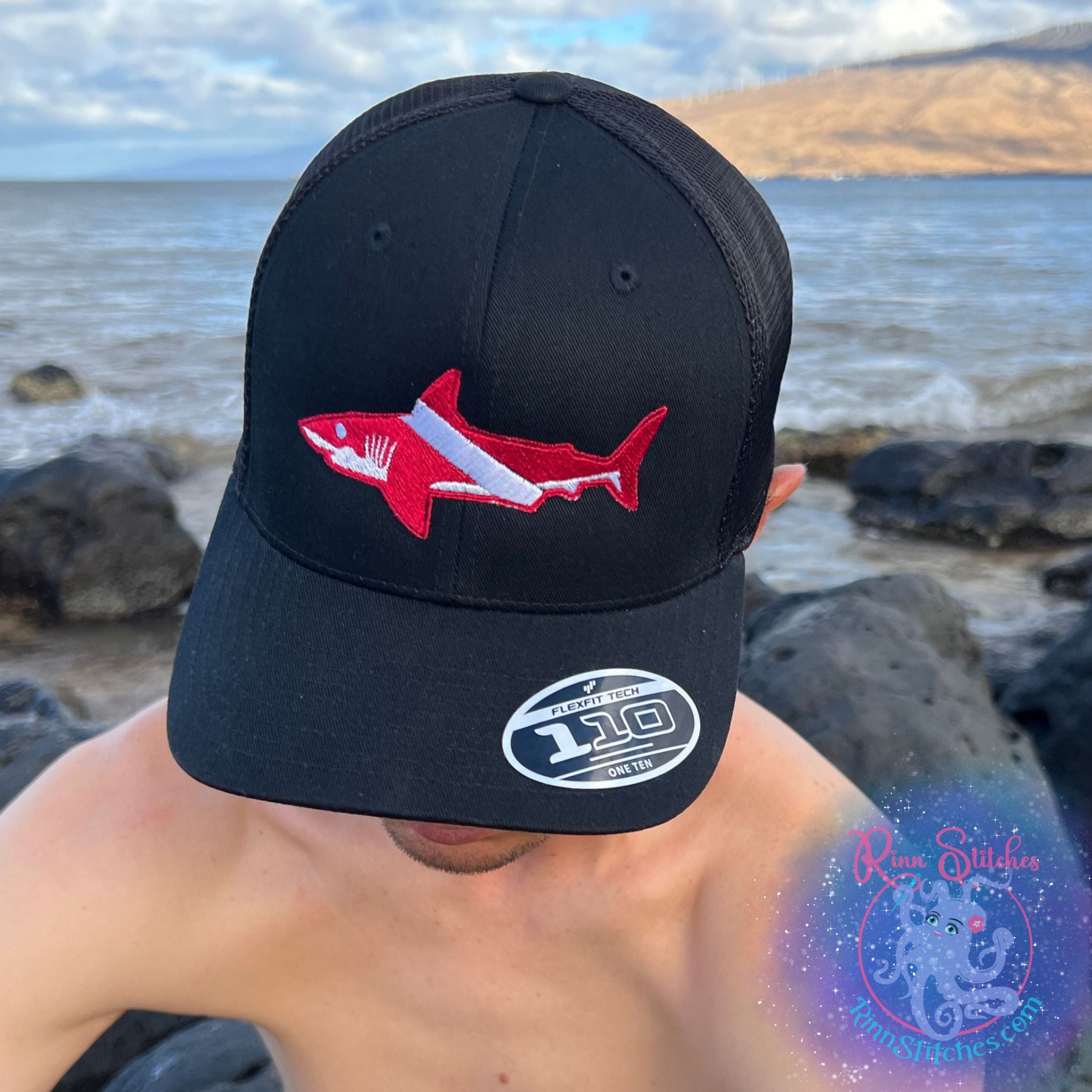 Dive Flag Shark Cap