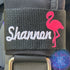 Flamingo Personalized BCD Tag By Rinn Stitches on Maui, Hawaii