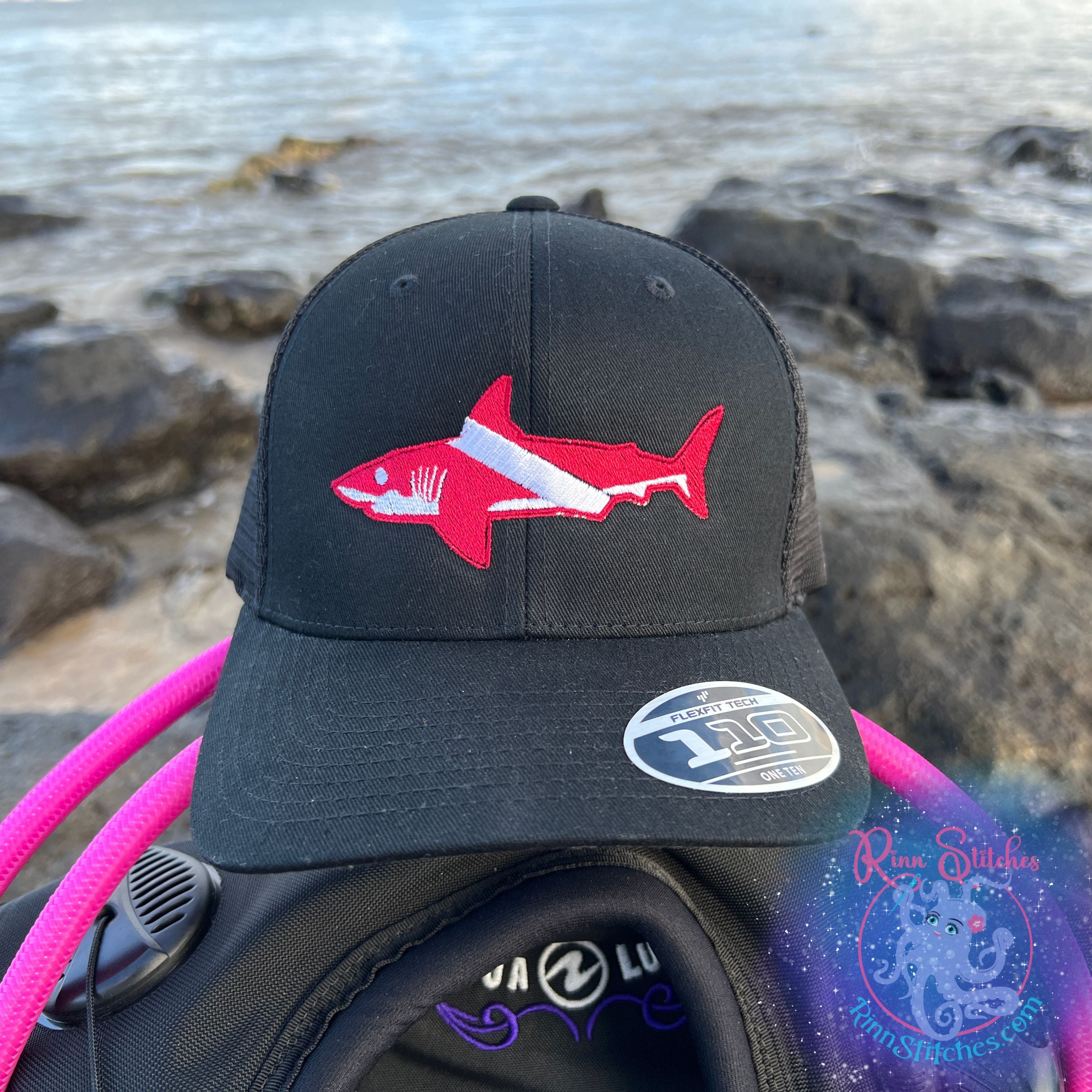 Dive Flag Shark Cap