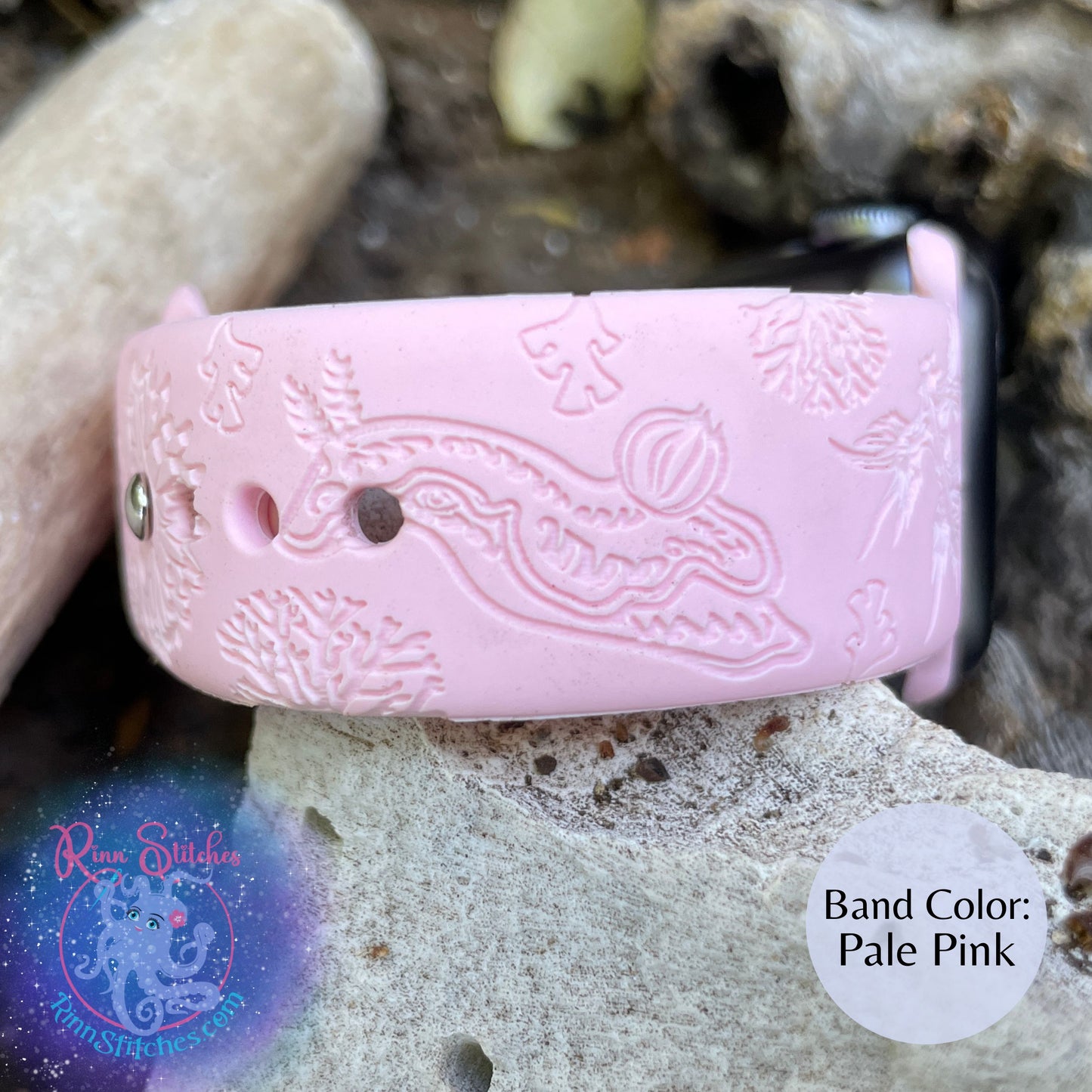 Nudibranch Silicone Apple Watch Band - Laser Engraved