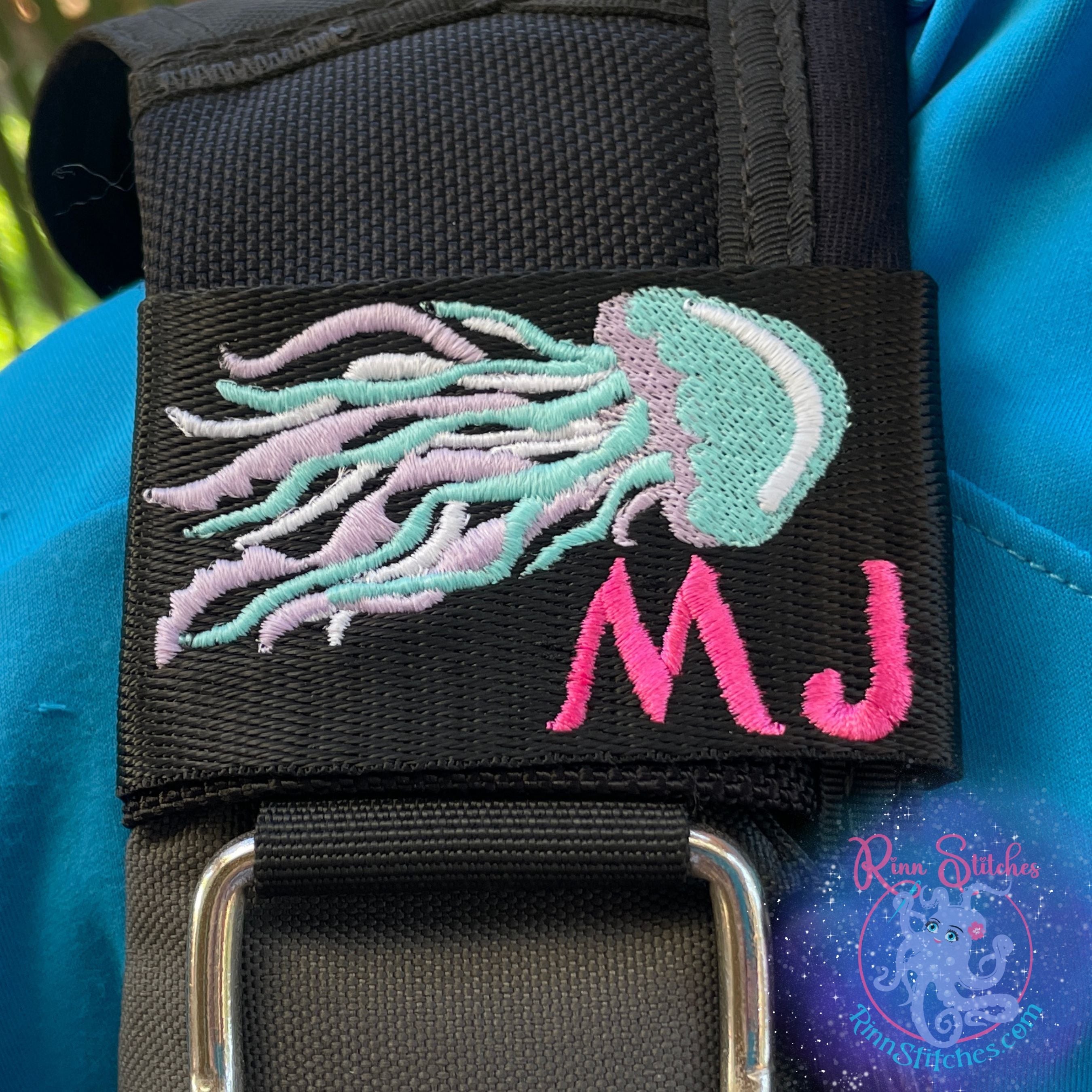 Glow in the Dark Personalized Jellyfish BCD Tag