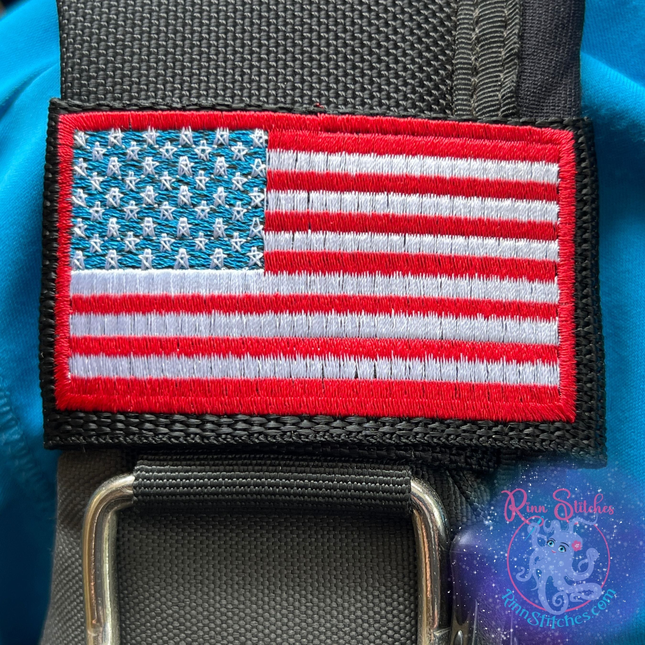 Patriotic Flag BCD Tags