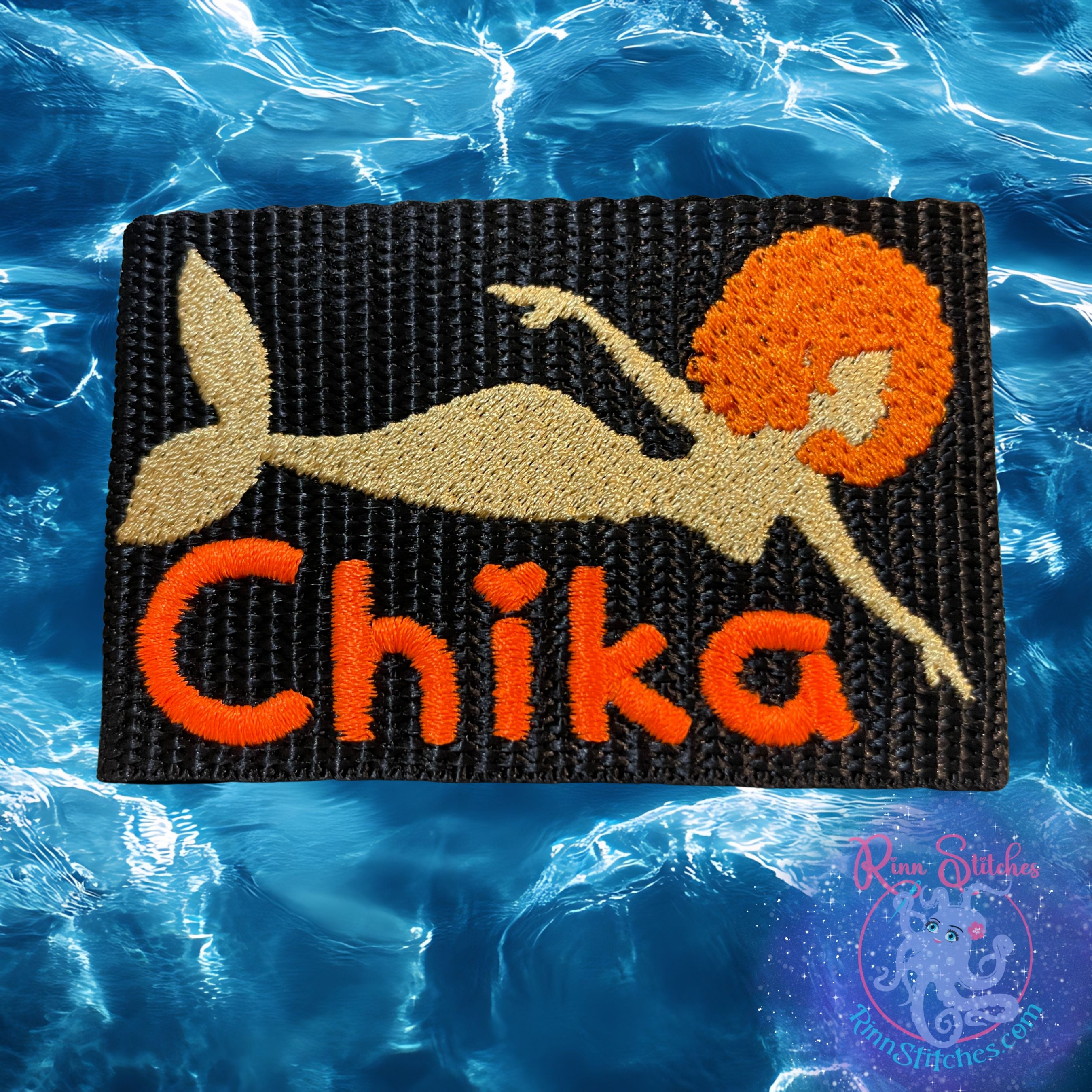 Afro Mermaid Personalized BCD Tag