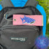 Cute Whale Shark Luggage Tag, Personalized Embroidered Bag Tag for all your Travel needs by Rinn Stitches on Maui, Hawaii