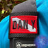 Dive Flag Personalized BCD Tag by Rinn Stitches on Maui, Hawaii - Back Plate and Wing Size