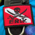 Pirate Dive Flag Personalized BCD Tag By Rinn Stitches on Maui, Hawaii