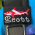 Dive Flag Shark Personalized BCD Tag by Rinn Stitches on Maui, Hawaii