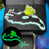 Glow in the Dark Gloomy Nudi BCD Tag by Rinn Stitches on Maui, Hawaii