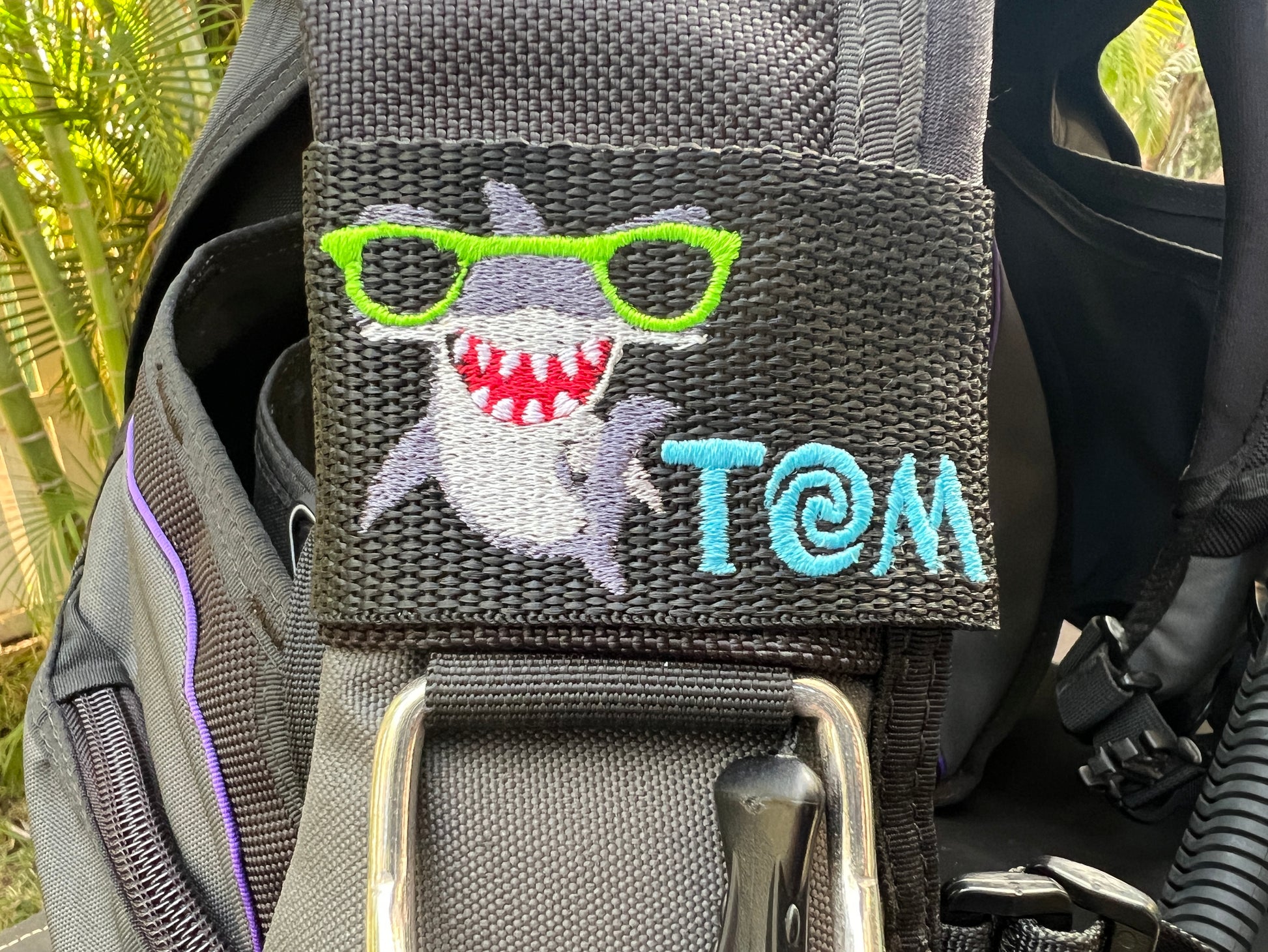 Cool Hammerhead Shark with super awesome Custom Sunglasses Personalized & Customizable BCD Identification