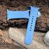 Whale Shark Laser Engraved Silicone Apple Watch Band designed and sold by Rinn Stitches on Maui, Hawaii