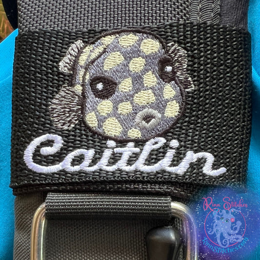 Juvenile Smooth Trunkfish Personalized BCD Tag