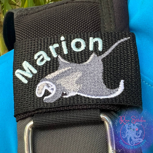 Manta Ray Personalized BCD Tag