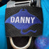 Manta Ray Silhouette Personalized BCD Tag by Rinn Stitches on Maui, Hawaii