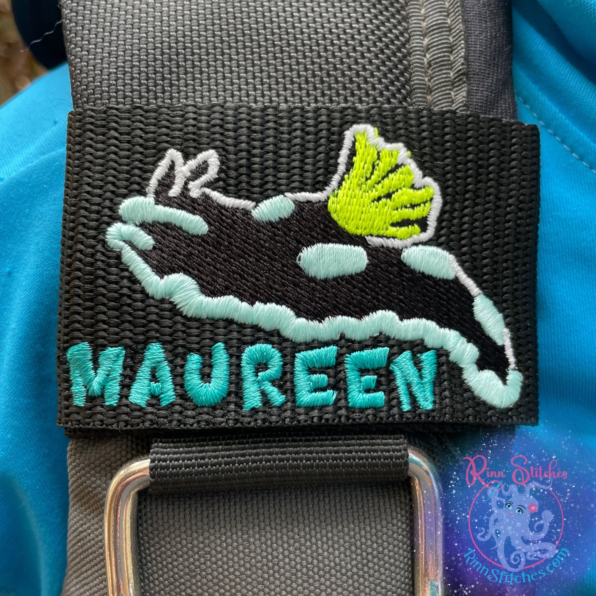 Glow in the Dark Gloomy Nudibranch BCD Tag