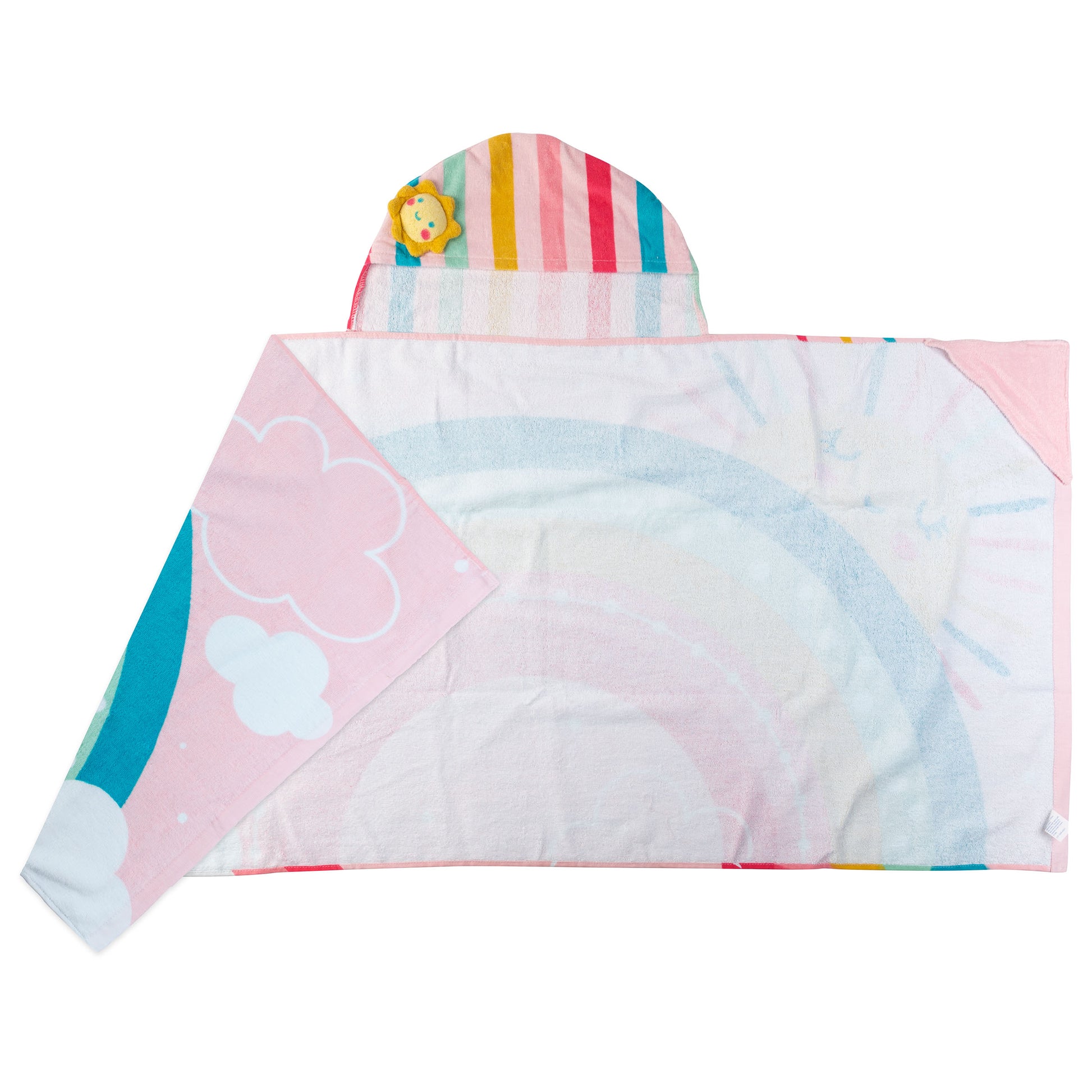 Rainbow Hooded Towel with Personalization