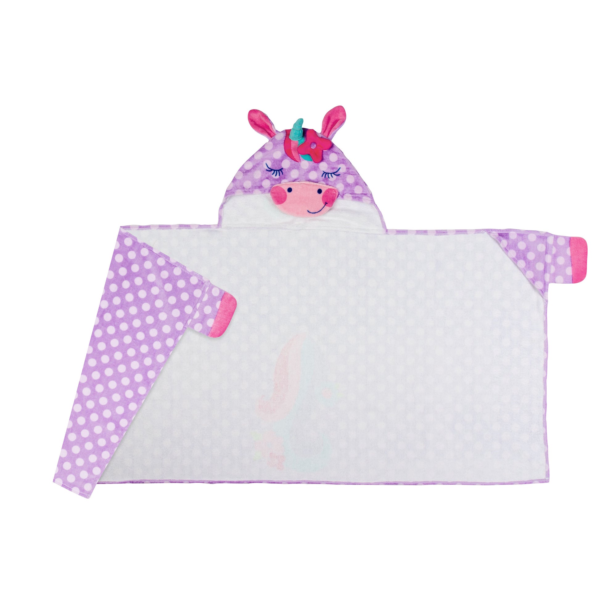 Unicorn Hooded Towel with Personalization