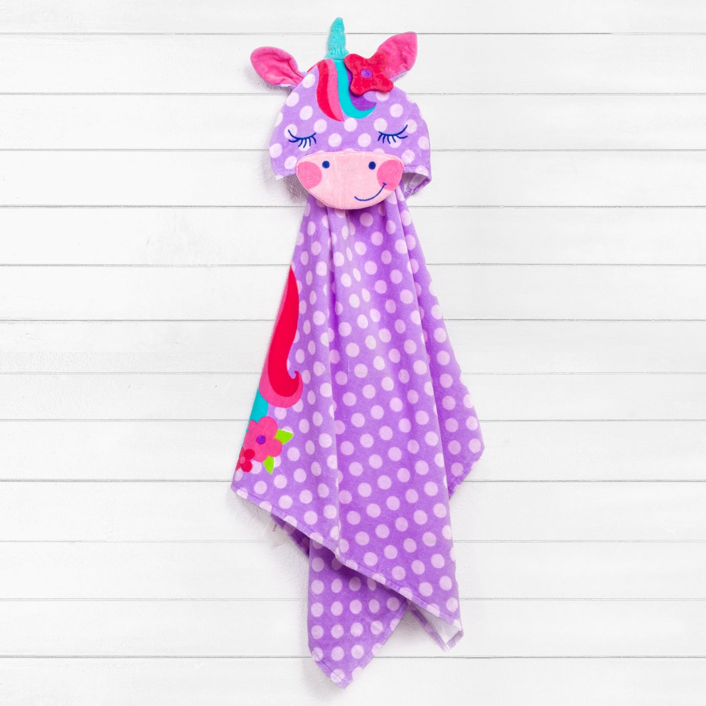 Unicorn Hooded Towel with Personalization