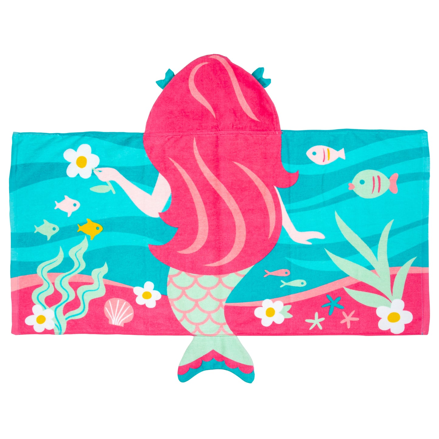 Mermaid Hooded Towel with Personalization