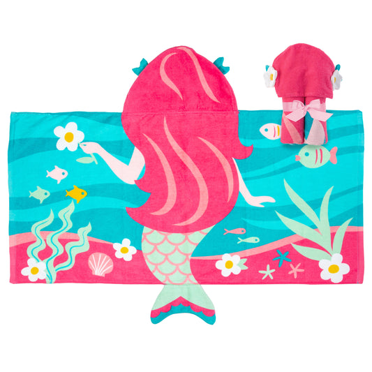 Mermaid Hooded Towel with Personalization