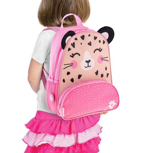 Leopard Sidekick Backpack with Personalization