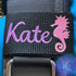 Seahorse Personalized BCD Tag by Rinn Stitches on Maui, Hawaii