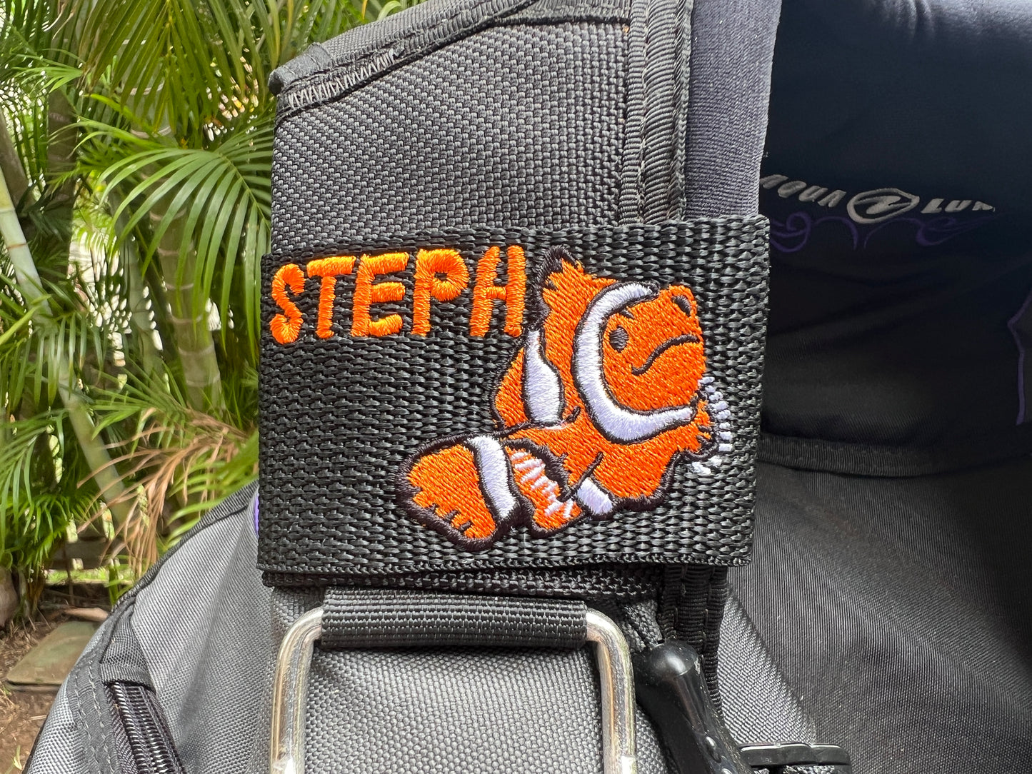 The Clown Fish Personalized & Customizable BCD Identification Tag | Rinn Stitches Creative & Unique Embroidery